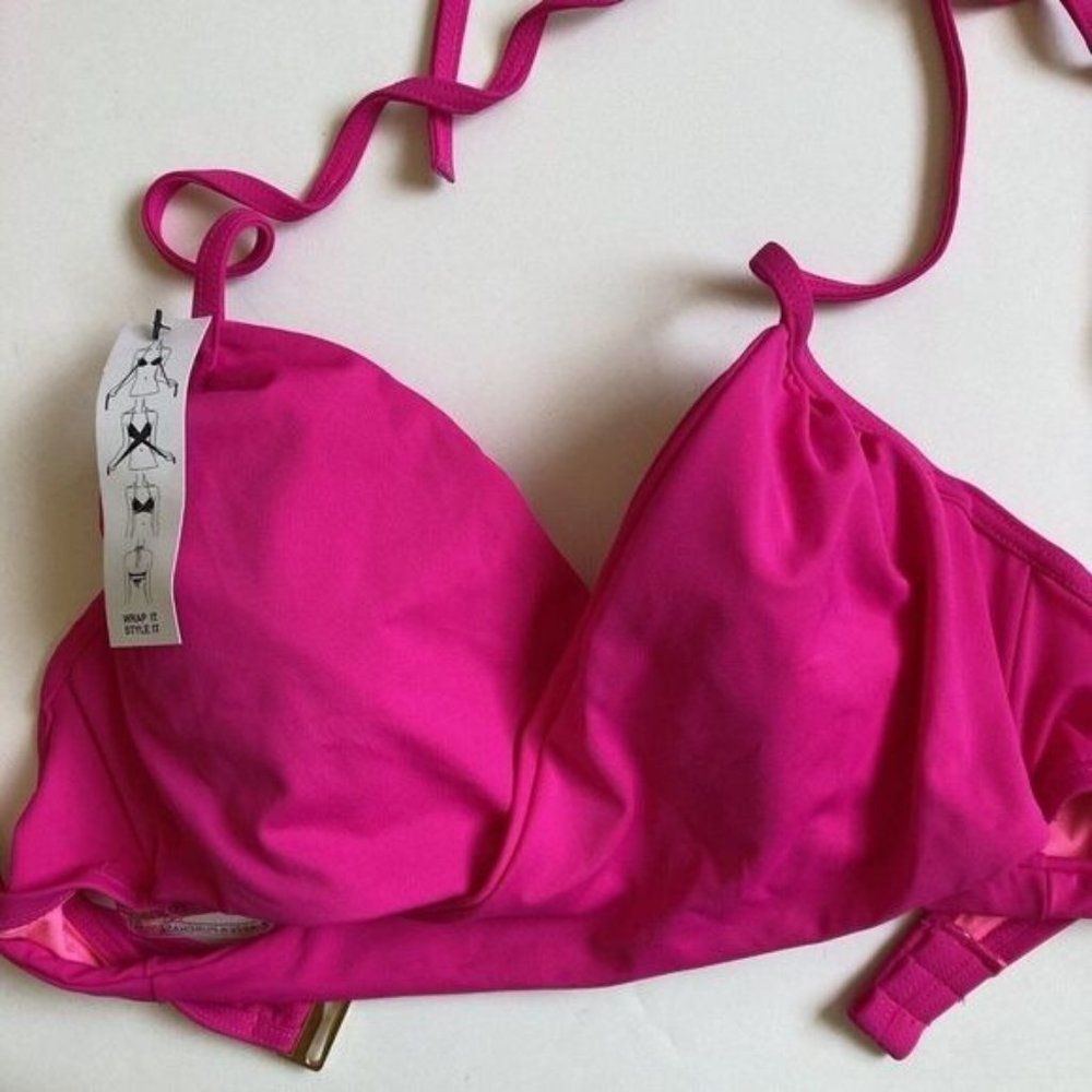 Bikini Top Womens 36C Underwire Wrap Sundazed